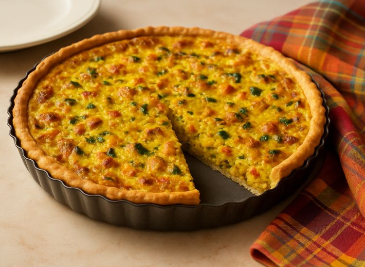 Quiche Exotique au Colombo — Façon Chef Créole